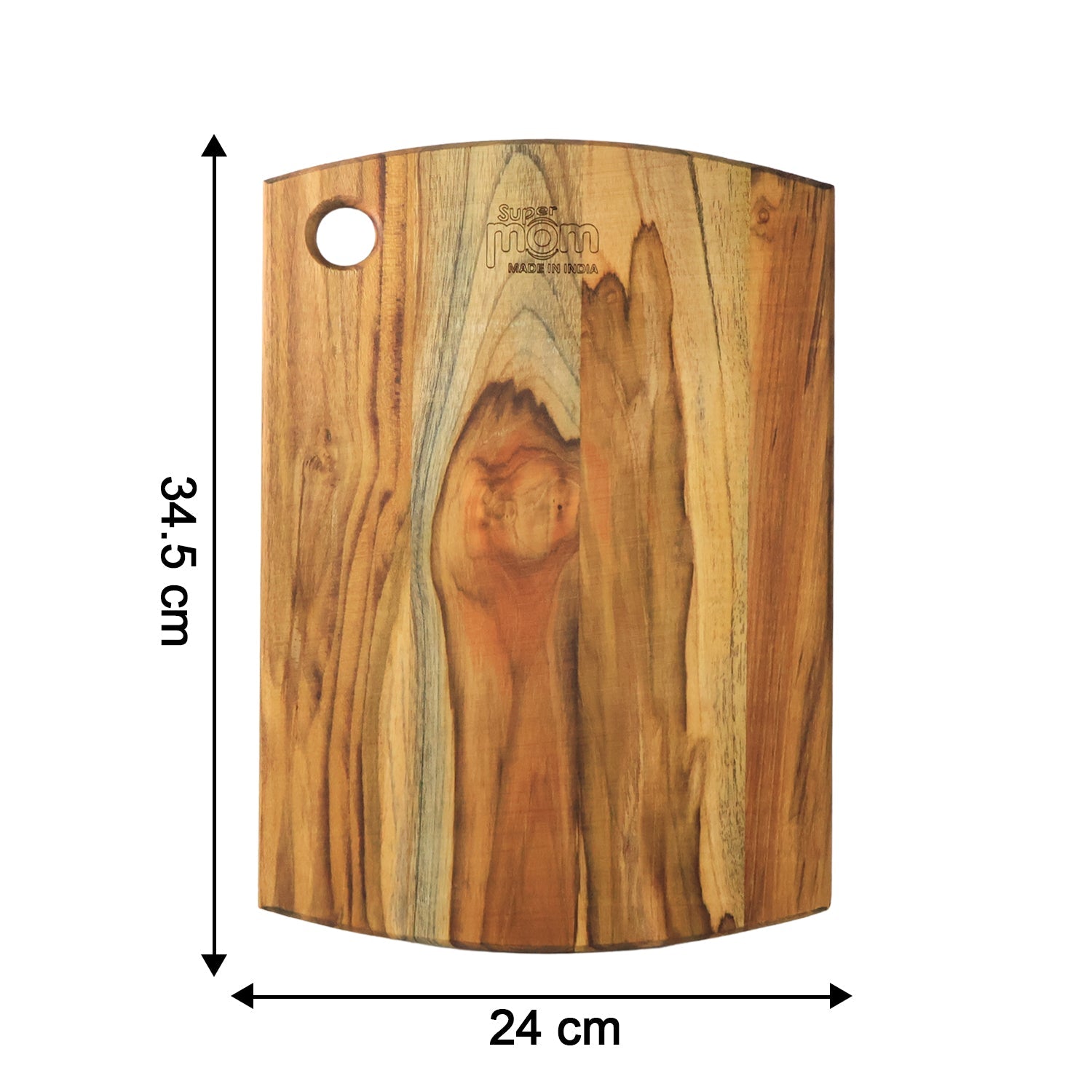 Supermom Premium Teak Wood Chopping Board for Kitchen (1 Pc) Supermom Premium Teak Wood Chopping Board for Kitchen (1 Pc)